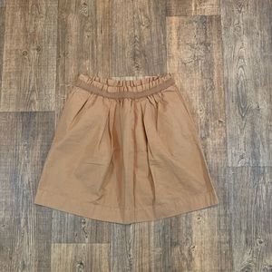 🌵J. Crew Size 8 Khaki Paper Bag Waisted Skirt